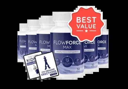 FlowForce Max 6-bottle 180-day supply best value bundle